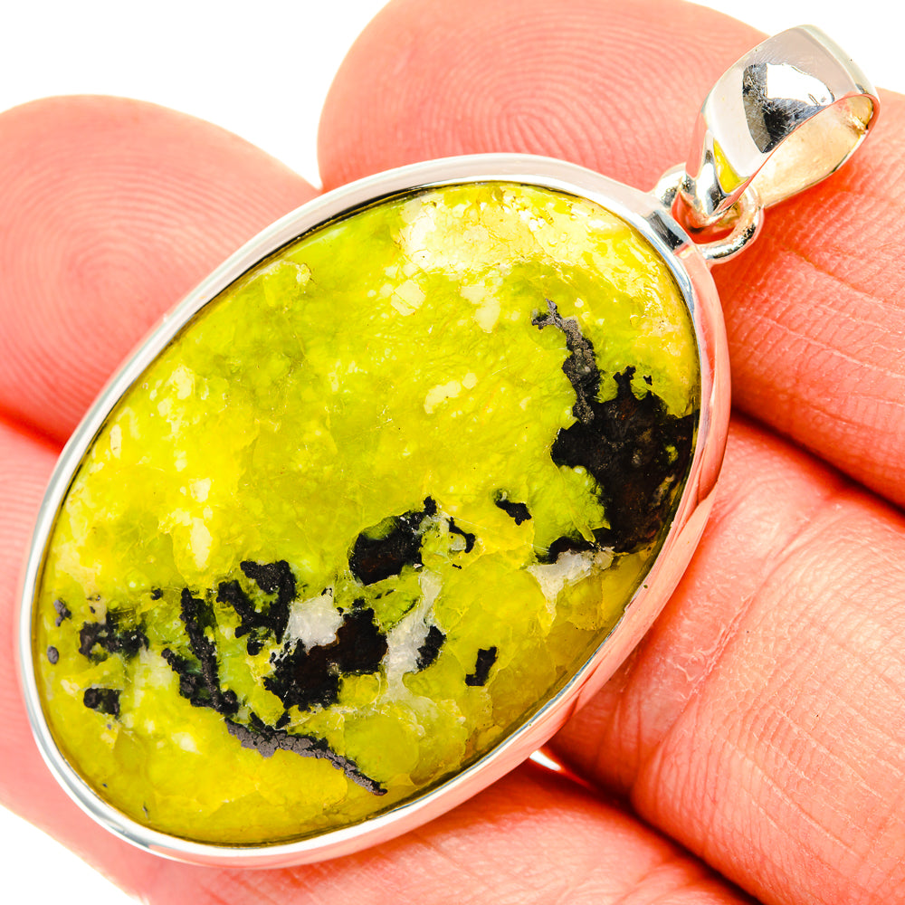 Lizardite Pendants handcrafted by Anasilvercos - PD30498