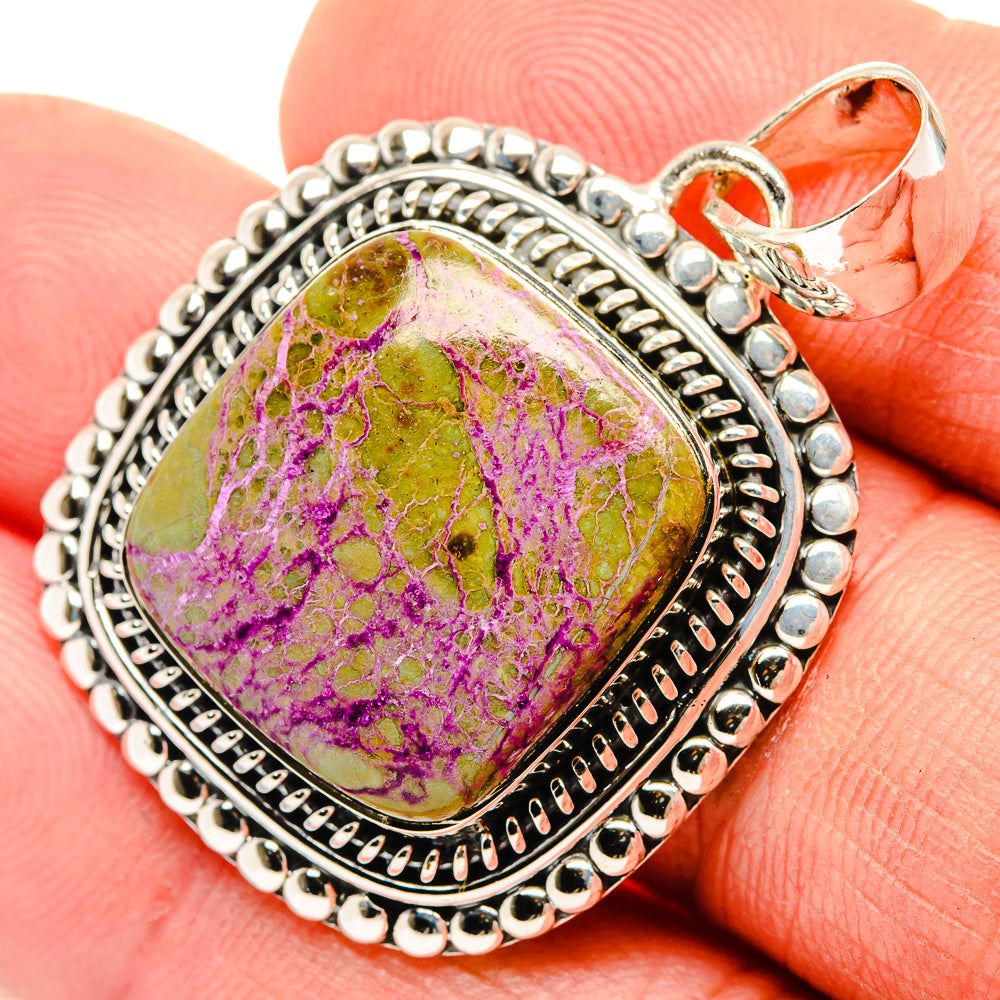 Stichtite Pendants handcrafted by Anasilvercos - PD30505