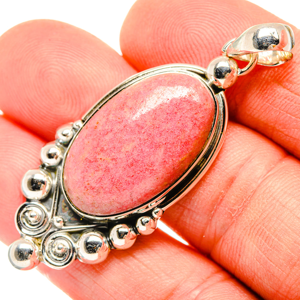 Thulite Pendants handcrafted by Anasilvercos - PD30511