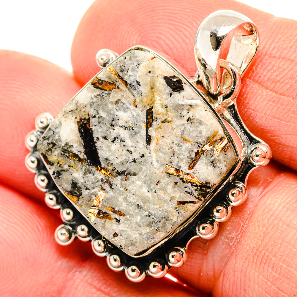 Astrophyllite Pendants handcrafted by Anasilvercos - PD30520
