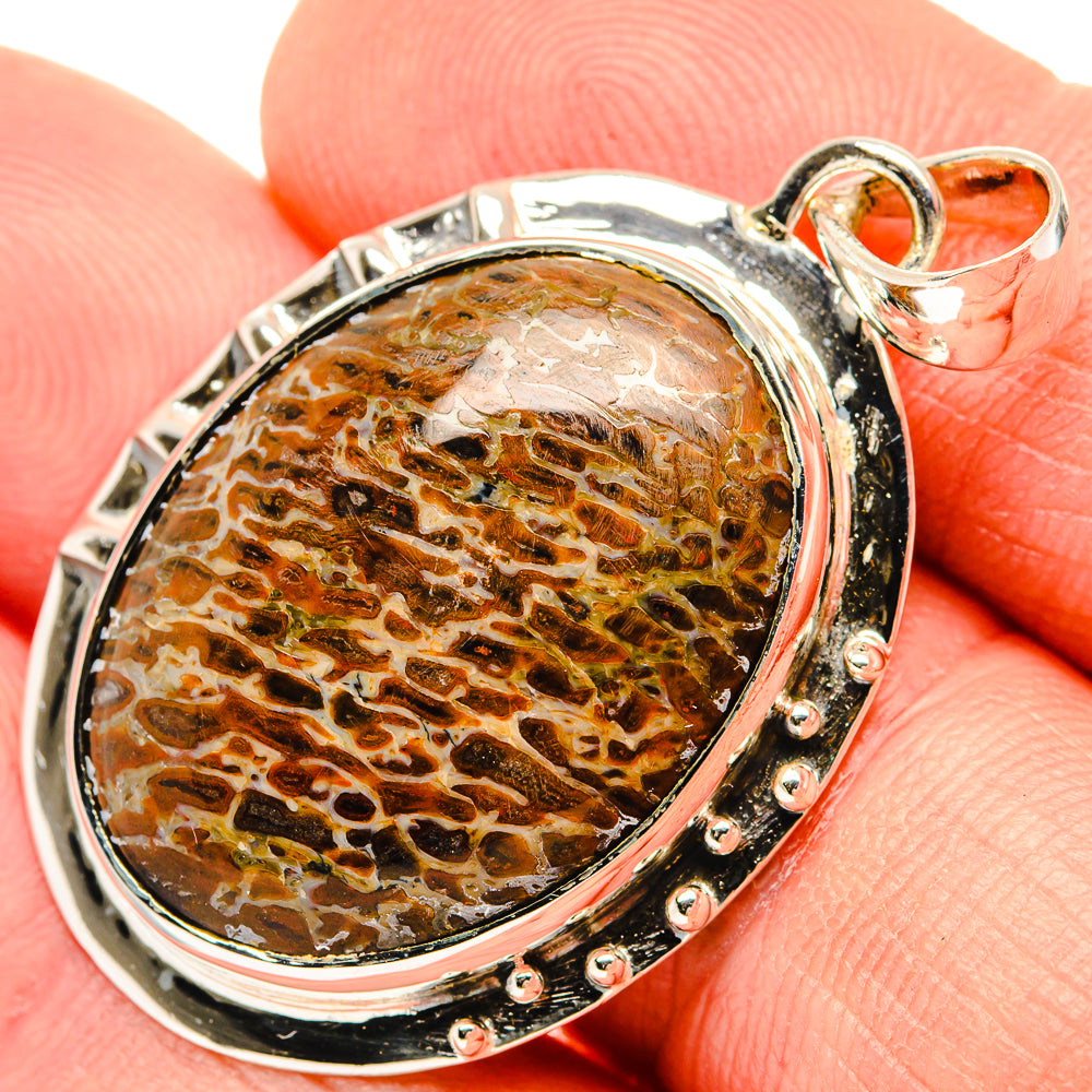 Dinosaur Bone Pendants handcrafted by Anasilvercos - PD30561