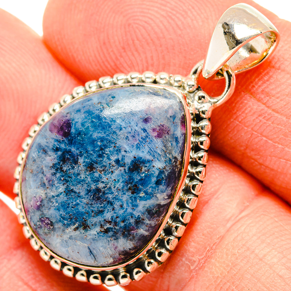 Ruby Fuchsite Pendants handcrafted by Anasilvercos - PD30571