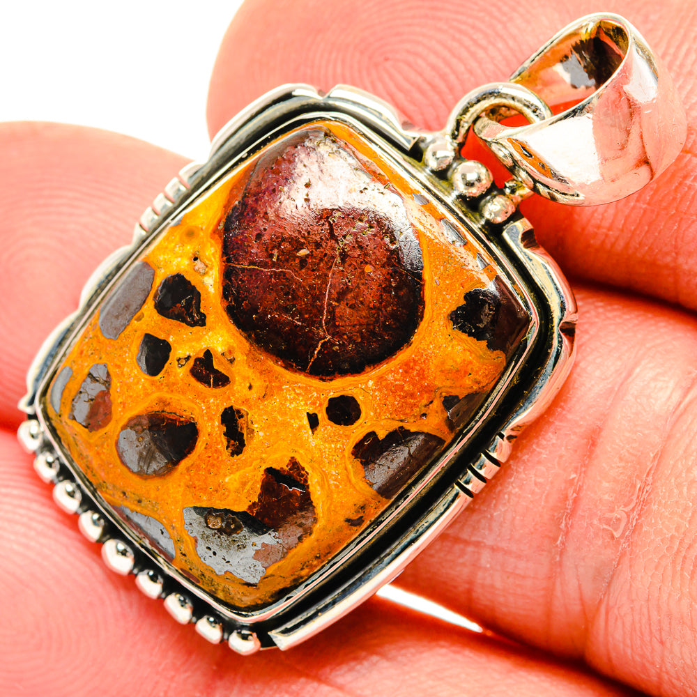 Bauxite Pendants handcrafted by Anasilvercos - PD30574