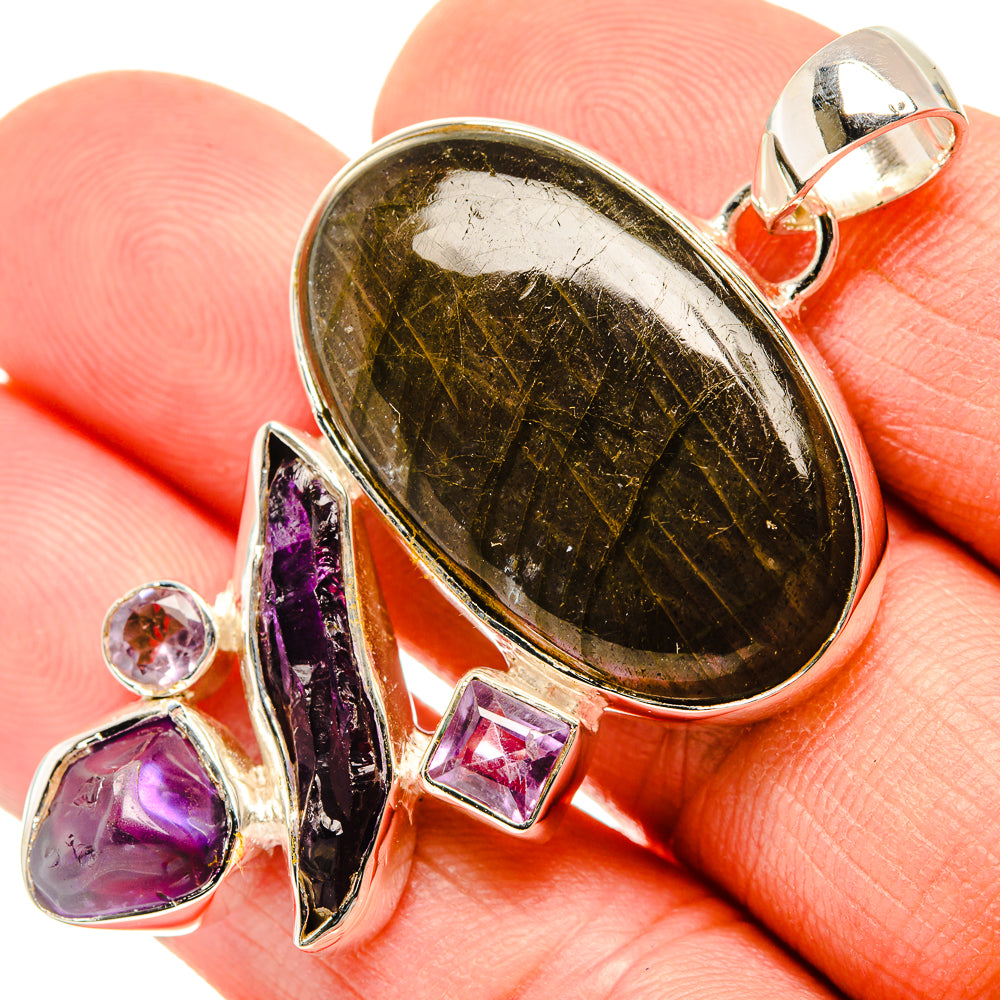 Labradorite Pendants handcrafted by Anasilvercos - PD30586