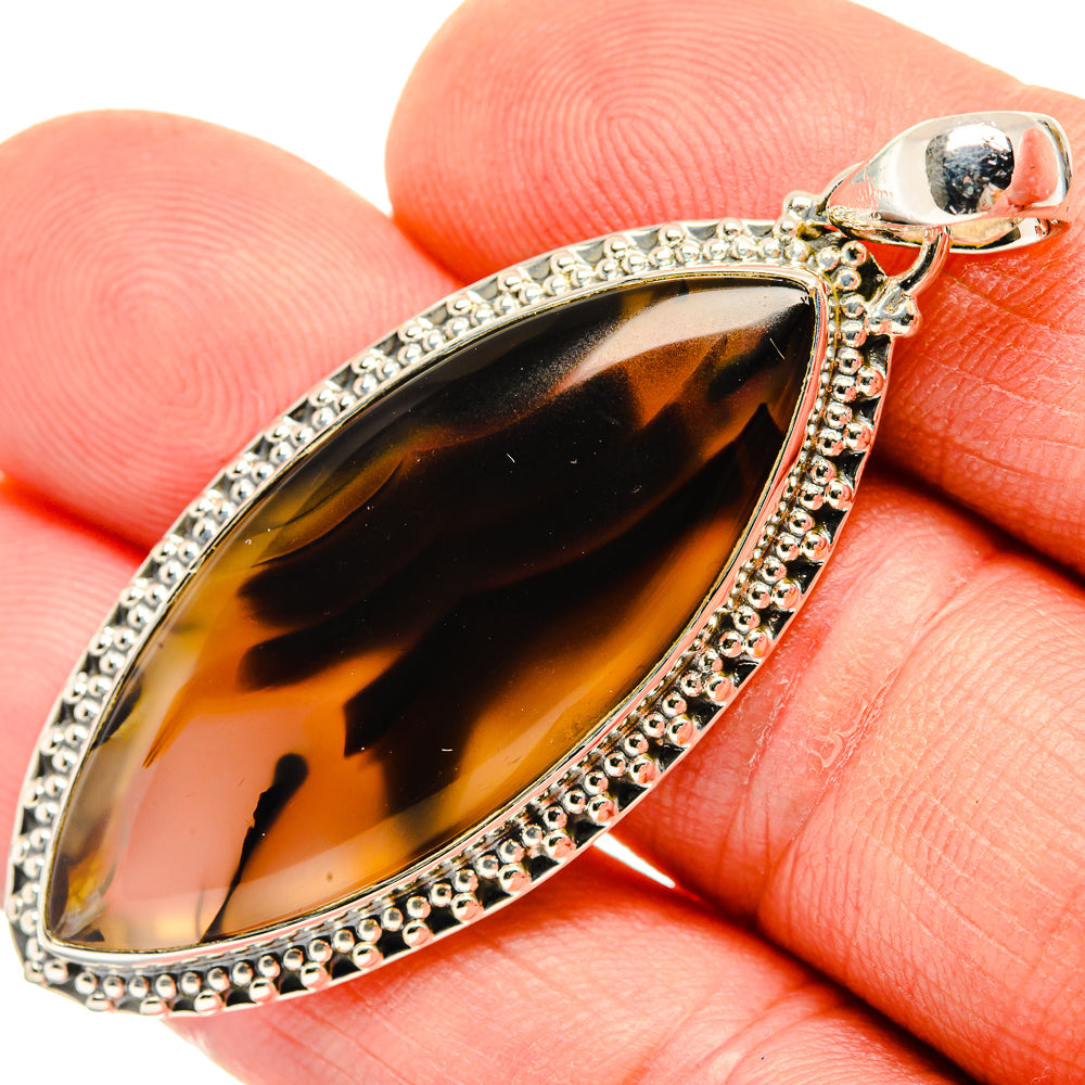Montana Agate Pendants handcrafted by Anasilvercos - PD30588