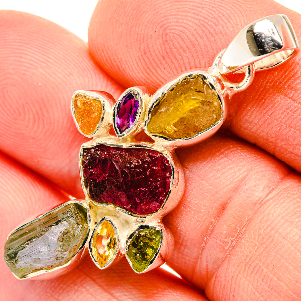 Tourmaline Pendants handcrafted by Anasilvercos - PD30592