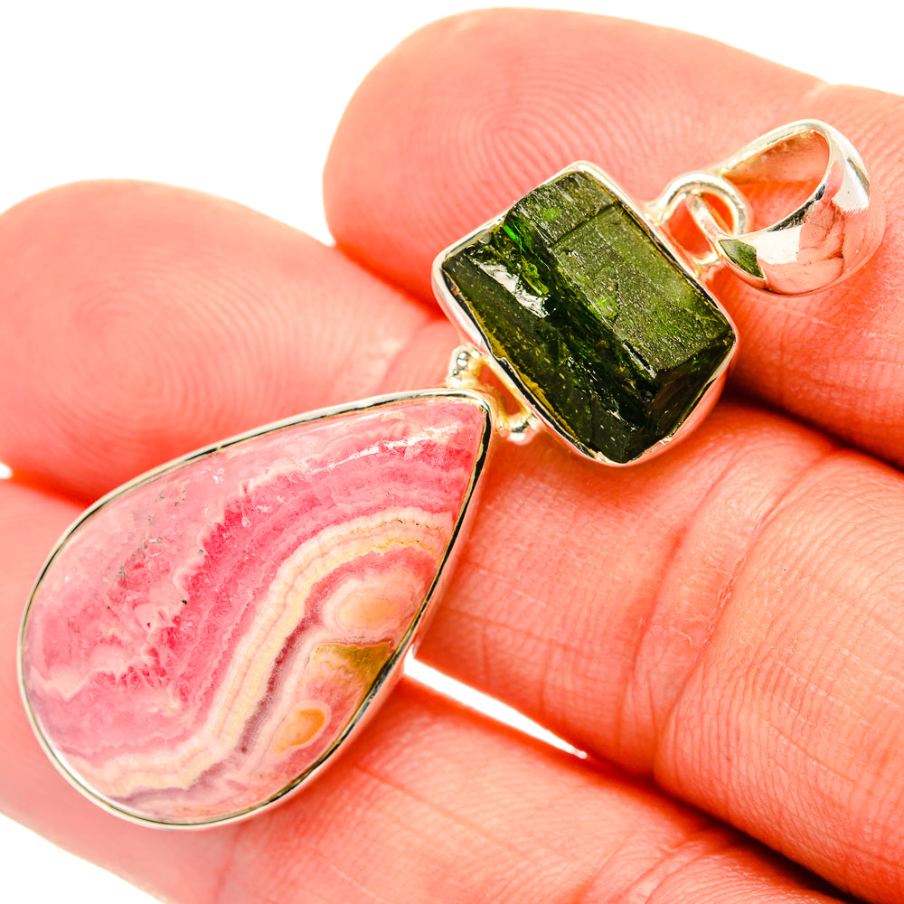 Rhodochrosite Pendants handcrafted by Anasilvercos - PD30611