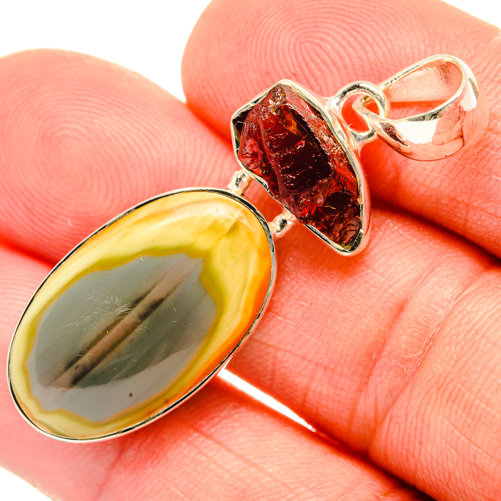 Imperial Jasper Pendants handcrafted by Anasilvercos - PD30617