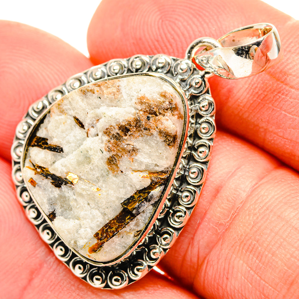 Astrophyllite Pendants handcrafted by Anasilvercos - PD30623