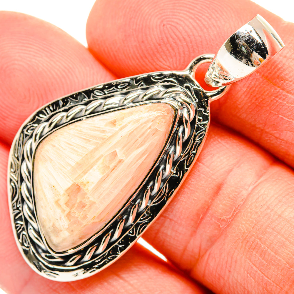 Scolecite Pendants handcrafted by Anasilvercos - PD30625