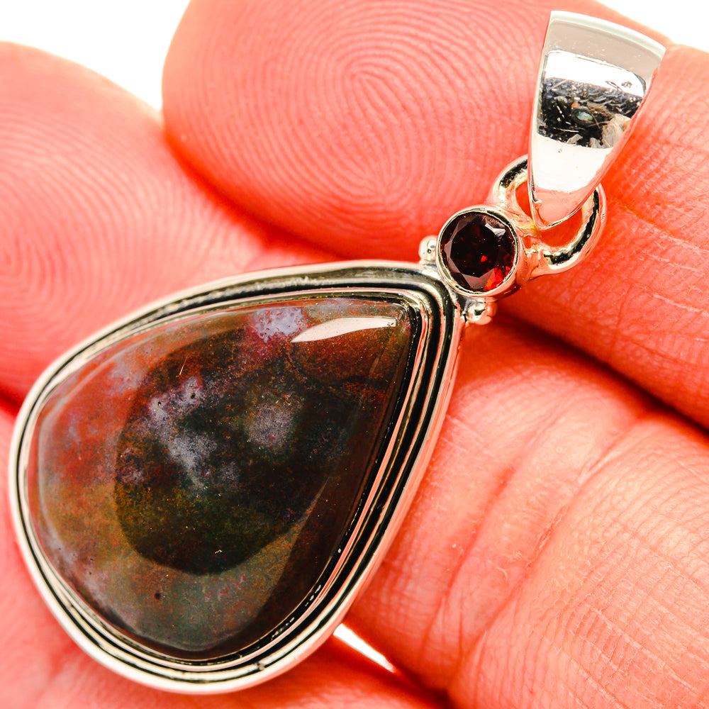 Bloodstone Pendants handcrafted by Anasilvercos - PD30633