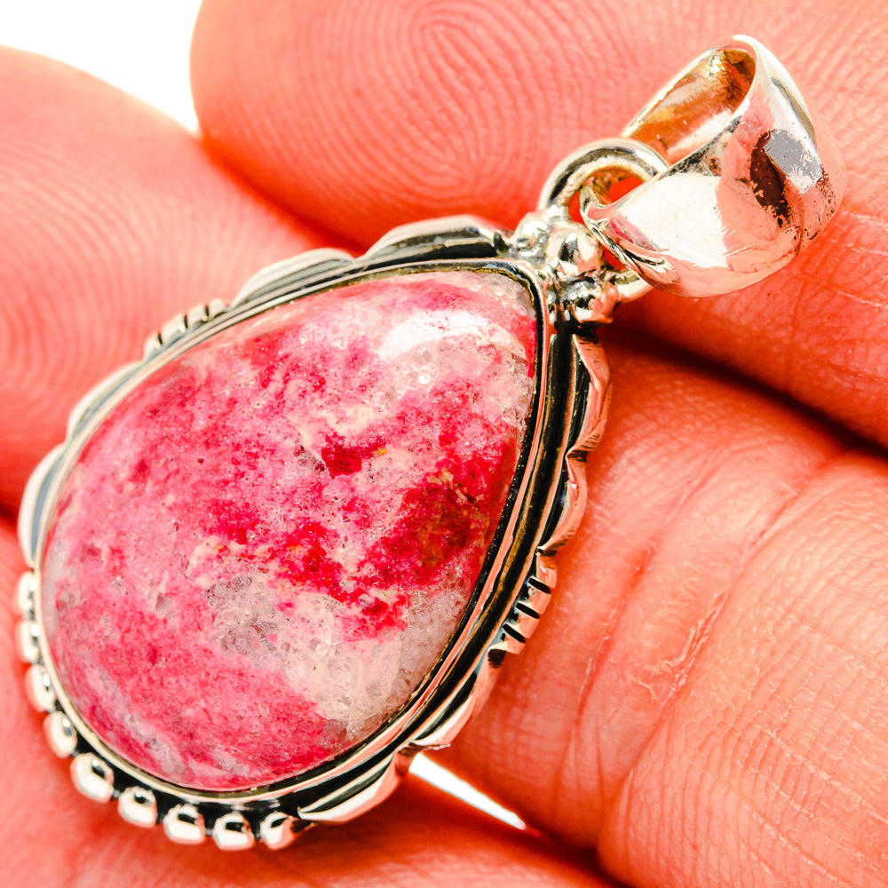 Thulite Pendants handcrafted by Anasilvercos - PD30640