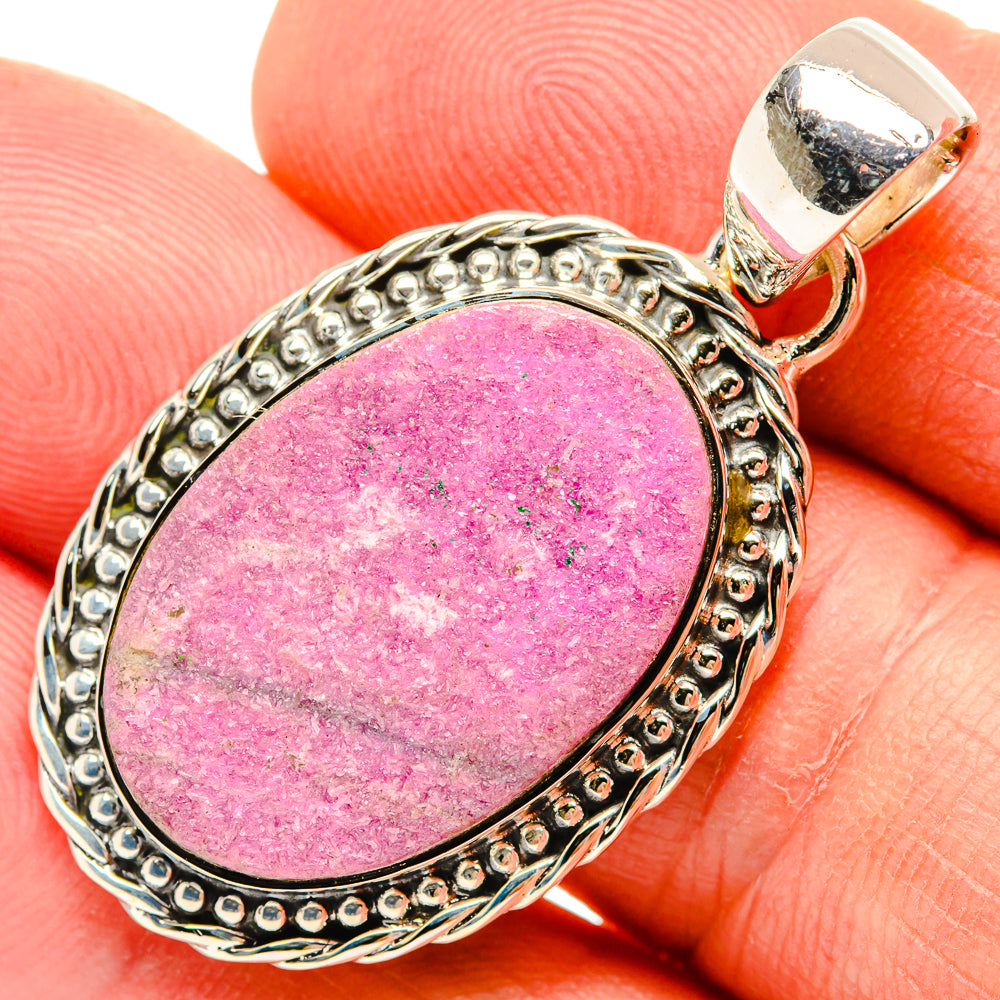 Cobalto Calcite Druzy Pendants handcrafted by Anasilvercos - PD30643