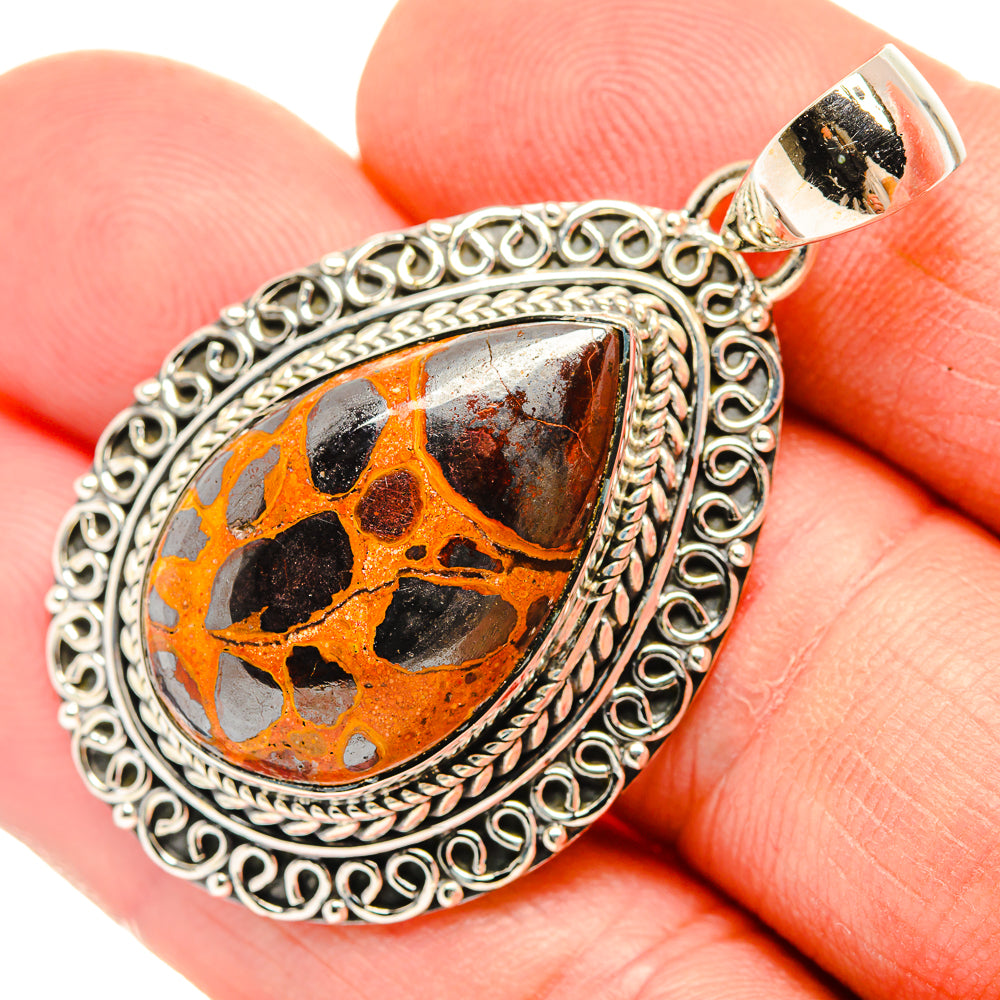 Bauxite Pendants handcrafted by Anasilvercos - PD30686