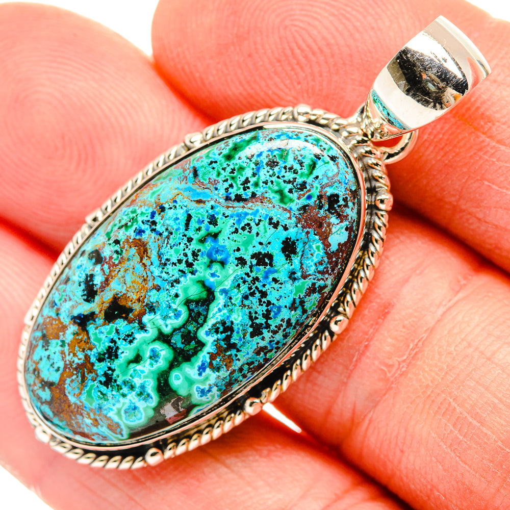 Shattuckite Pendants handcrafted by Anasilvercos - PD30691