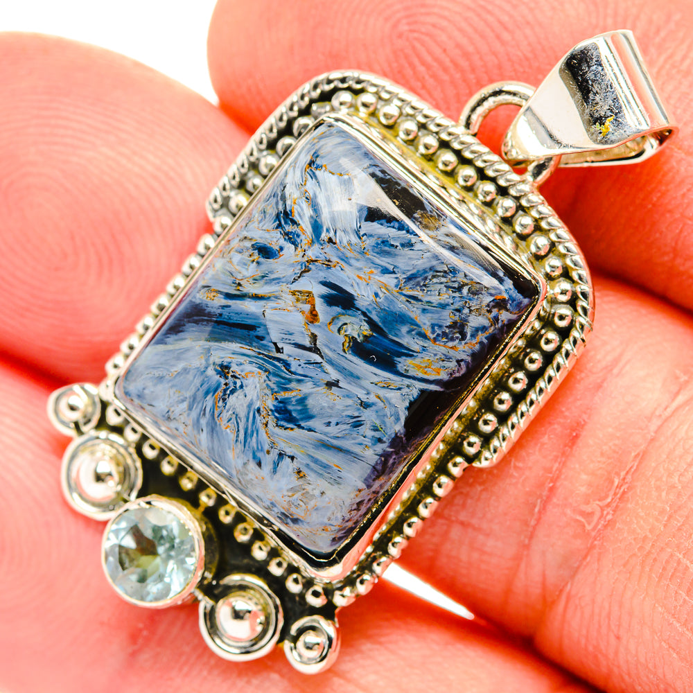 Pietersite Pendants handcrafted by Anasilvercos - PD30695