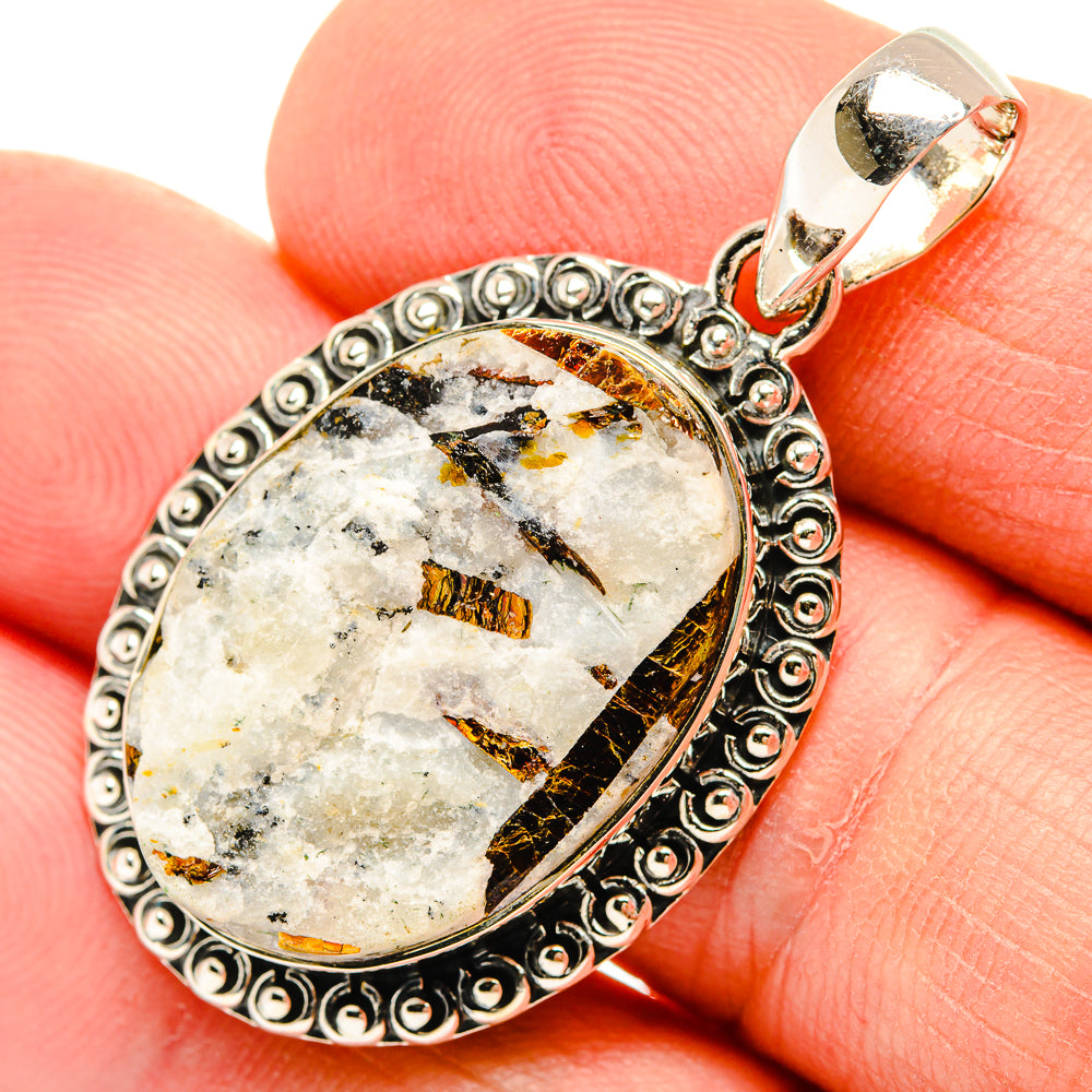 Astrophyllite Pendants handcrafted by Anasilvercos - PD30696