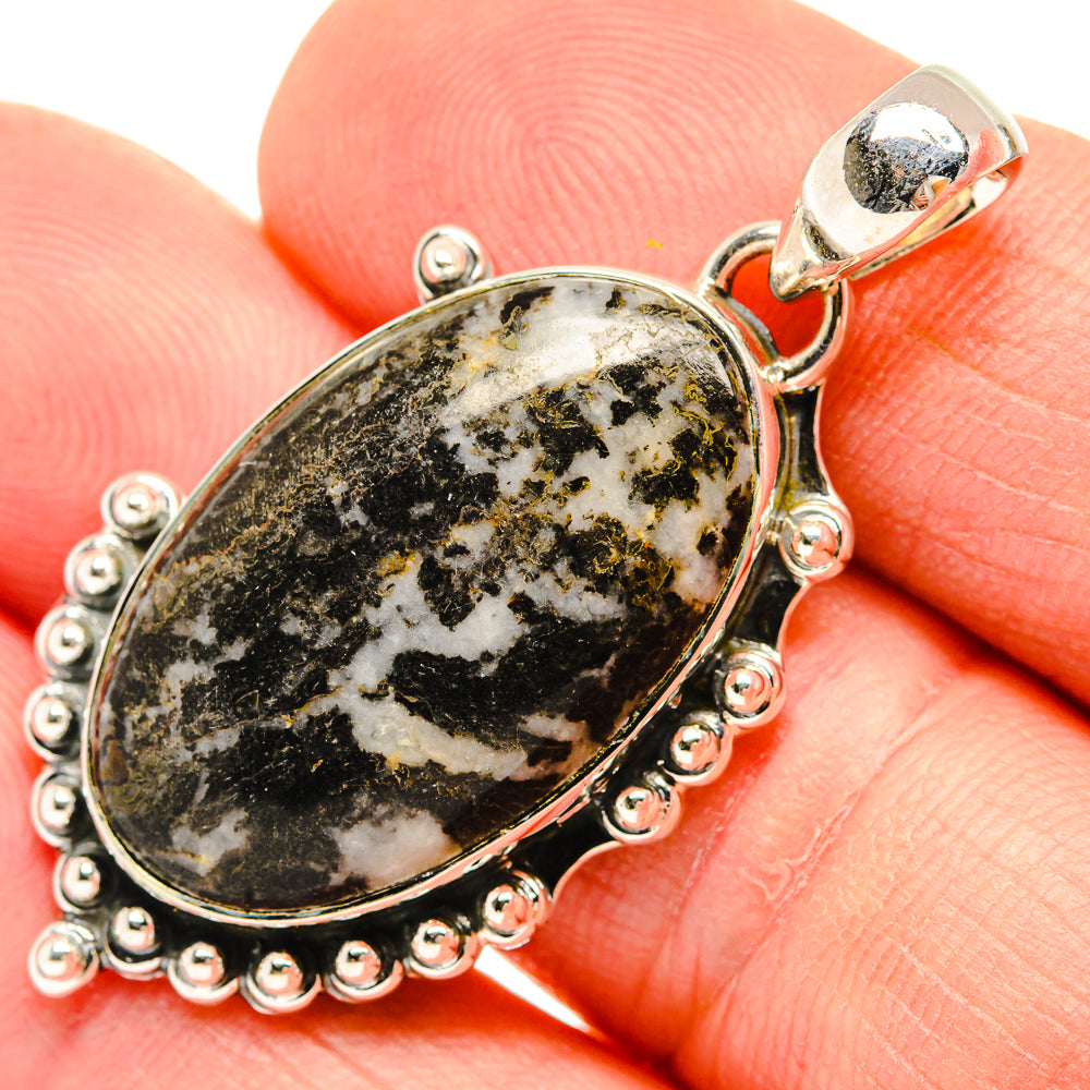 Pyrite Agate Pendants handcrafted by Anasilvercos - PD30697