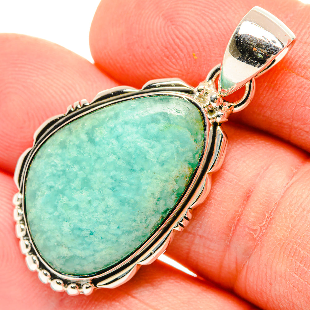 Amazonite Pendants handcrafted by Anasilvercos - PD30699