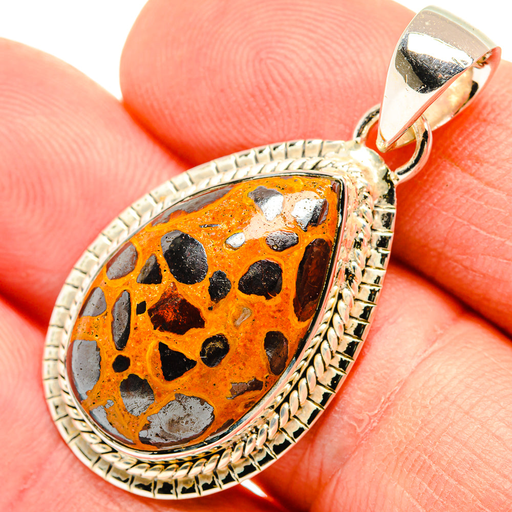 Bauxite Pendants handcrafted by Anasilvercos - PD30705