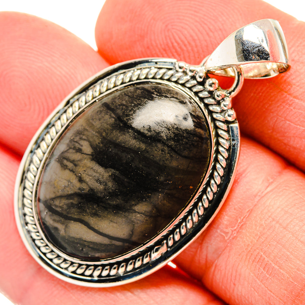 Picasso Jasper Pendants handcrafted by Anasilvercos - PD30707