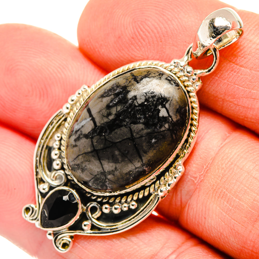 Picasso Jasper Pendants handcrafted by Anasilvercos - PD30712