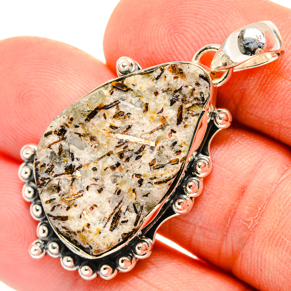 Astrophyllite Pendants handcrafted by Anasilvercos - PD30715
