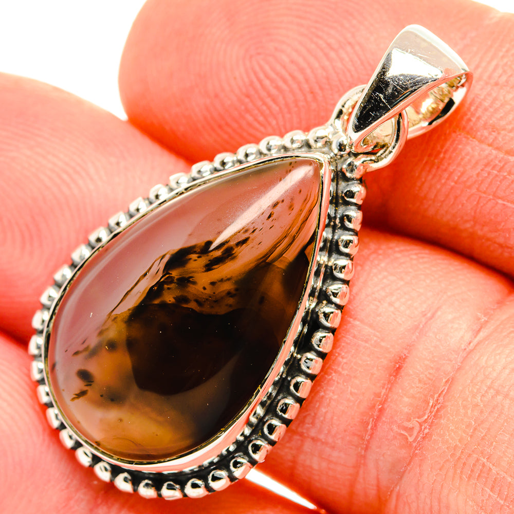 Montana Agate Pendants handcrafted by Anasilvercos - PD30718