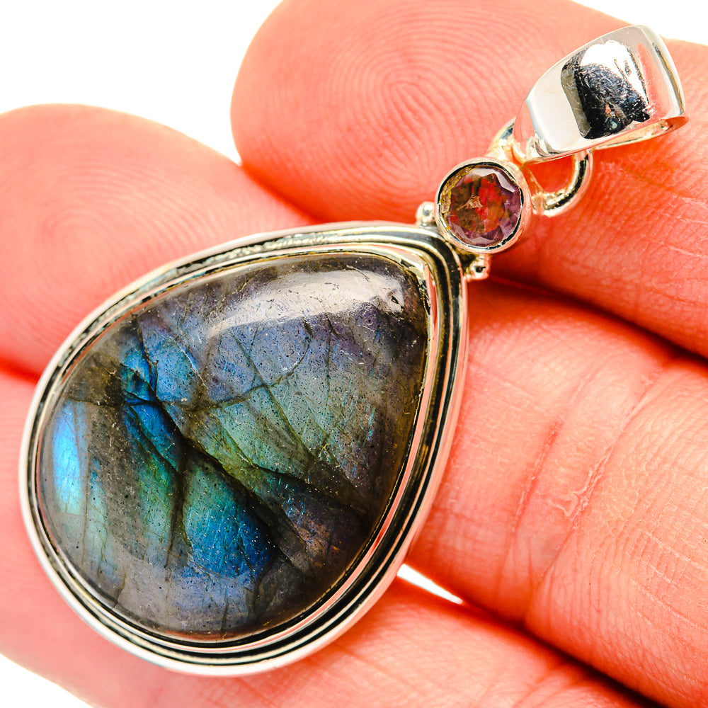 Labradorite Pendants handcrafted by Anasilvercos - PD30727