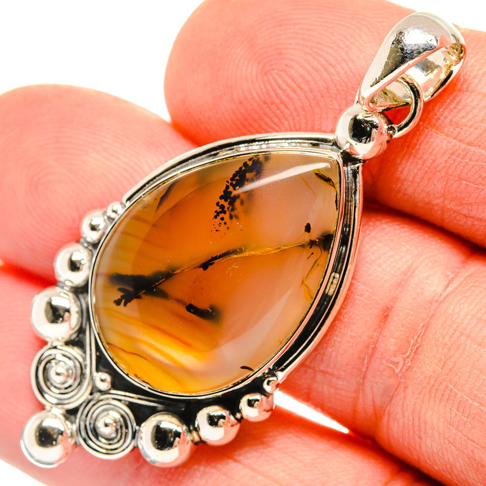 Montana Agate Pendants handcrafted by Anasilvercos - PD30729