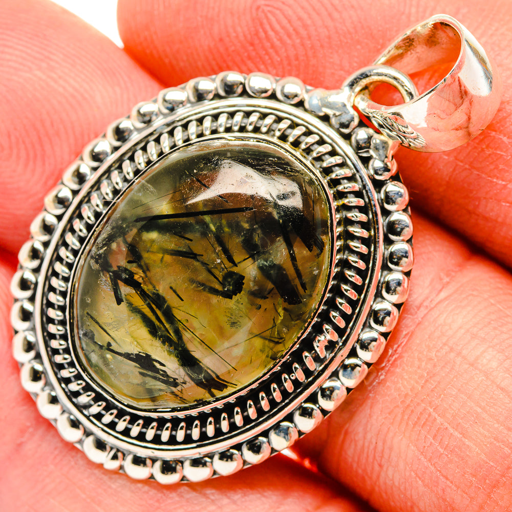 Prehnite Pendants handcrafted by Anasilvercos - PD30734