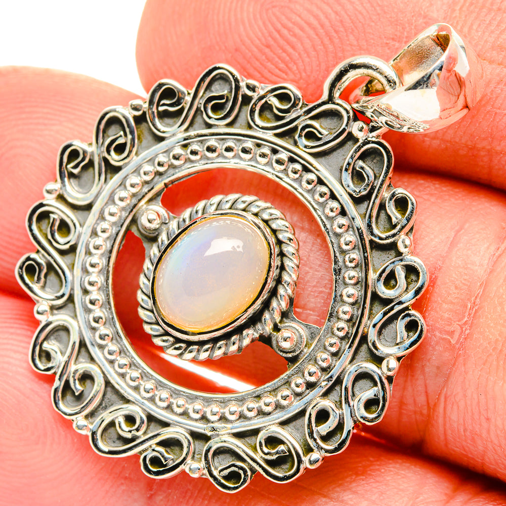 Ethiopian Opal Pendants handcrafted by Anasilvercos - PD30744