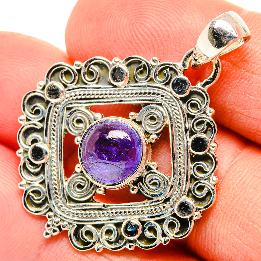 Tanzanite Pendants handcrafted by Anasilvercos - PD30748