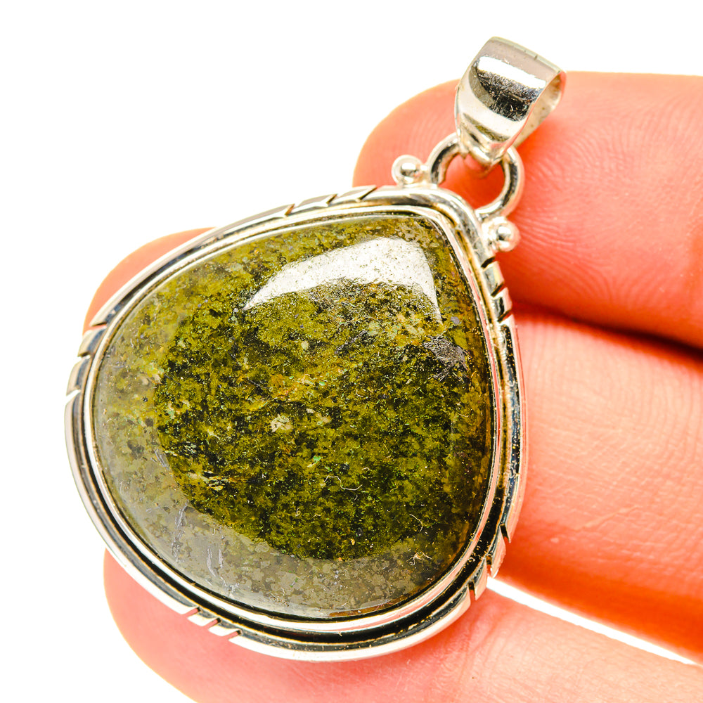 Rainforest Jasper Pendants handcrafted by Anasilvercos - PD3075