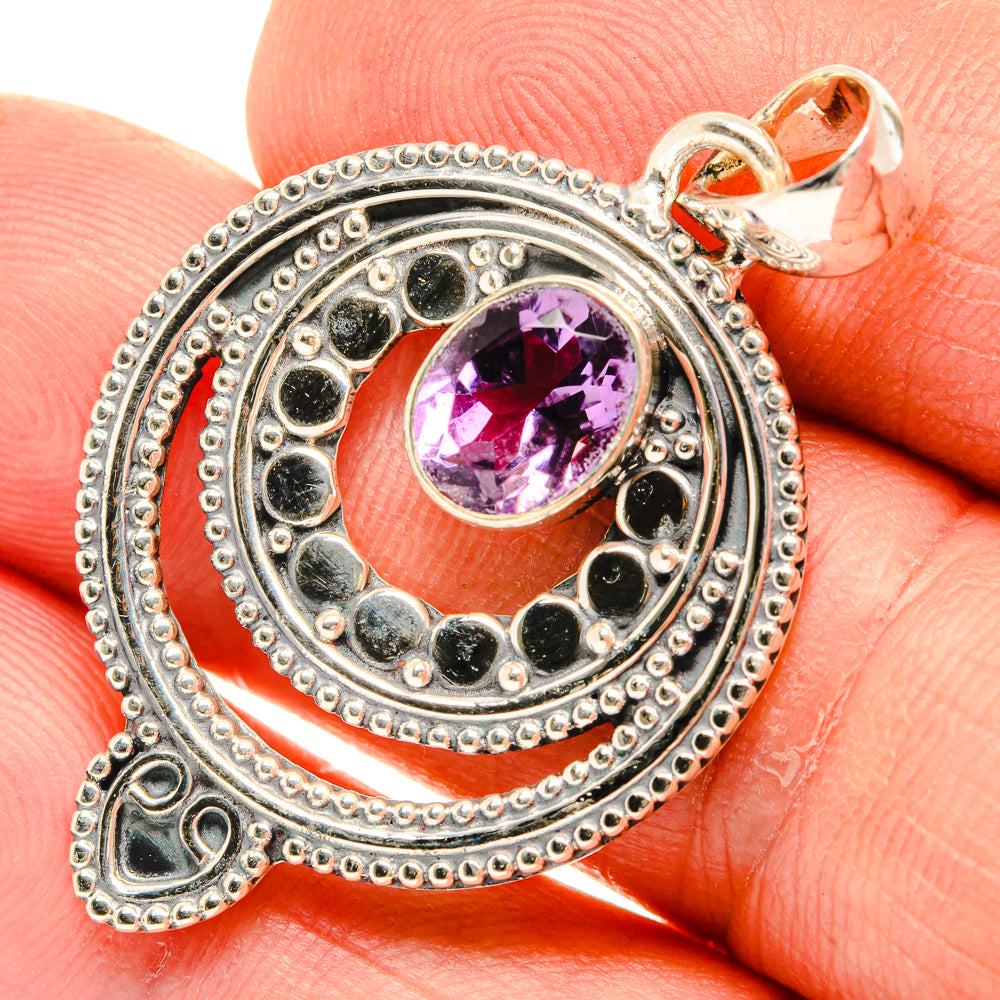 Amethyst Pendants handcrafted by Anasilvercos - PD30750