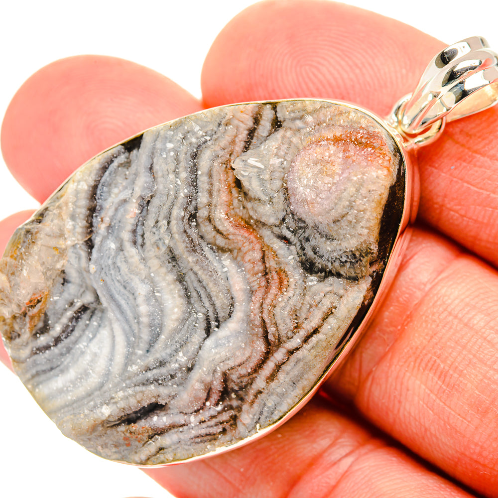 Desert Druzy Pendants handcrafted by Anasilvercos - PD30759