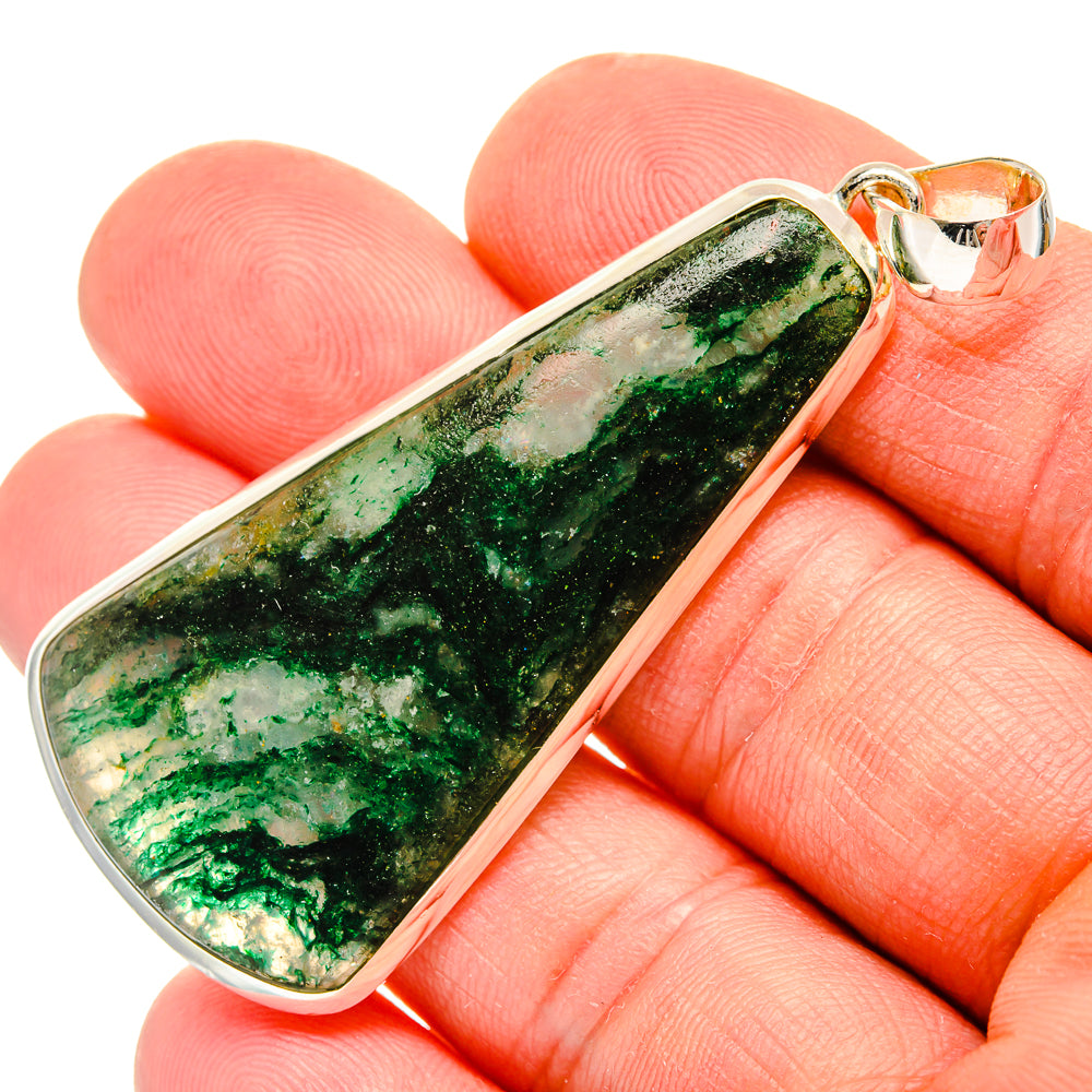 Green Aventurine Pendants handcrafted by Anasilvercos - PD30767