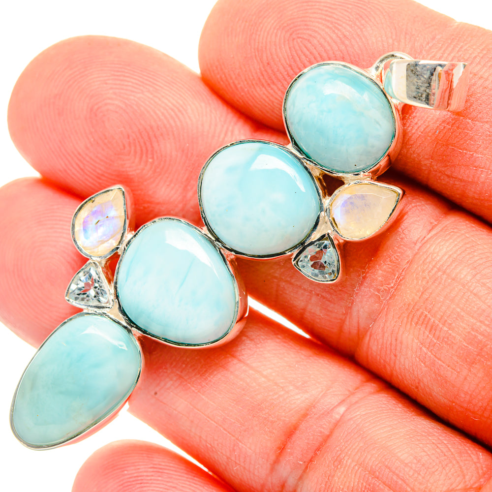 Larimar Pendants handcrafted by Anasilvercos - PD30769