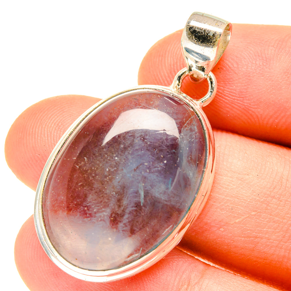 Blue Fluorite Pendants handcrafted by Anasilvercos - PD3080