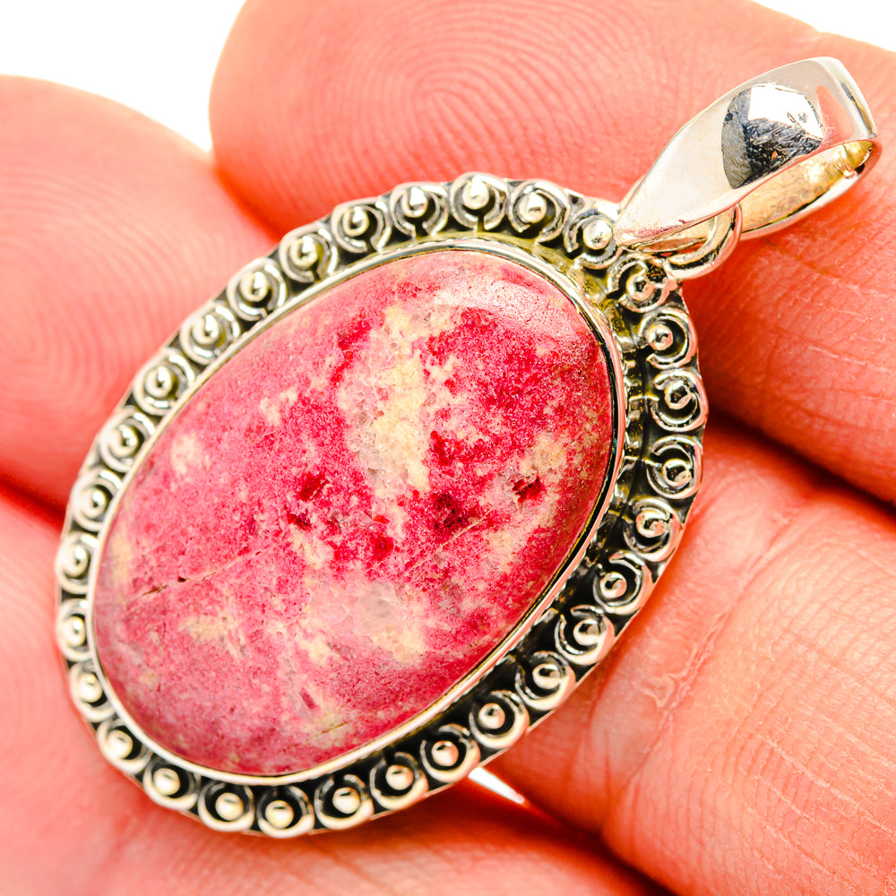 Thulite Pendants handcrafted by Anasilvercos - PD30818