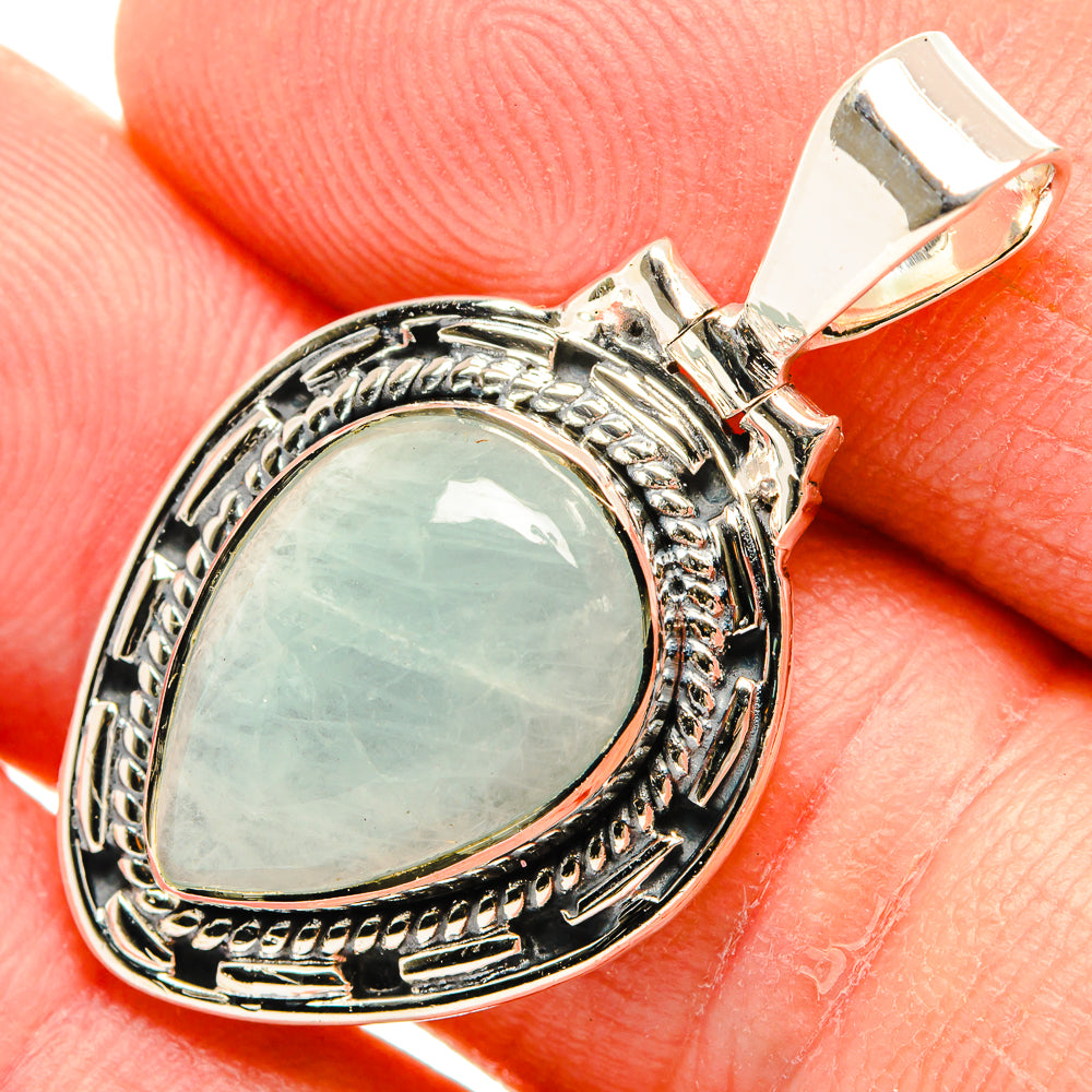 Aquamarine Pendants handcrafted by Anasilvercos - PD30830