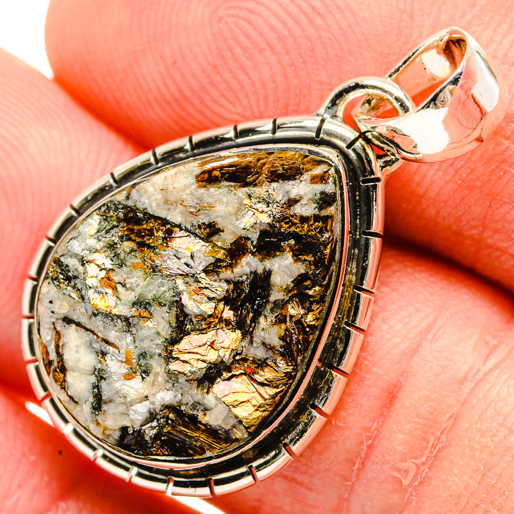 Astrophyllite Pendants handcrafted by Anasilvercos - PD30836