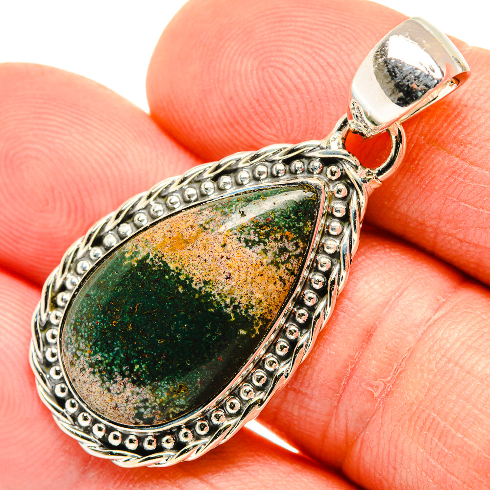 Ocean Jasper Pendants handcrafted by Anasilvercos - PD30839