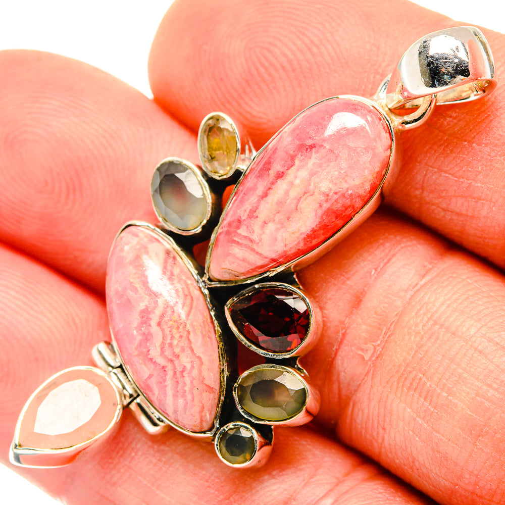 Rhodochrosite Pendants handcrafted by Anasilvercos - PD30868