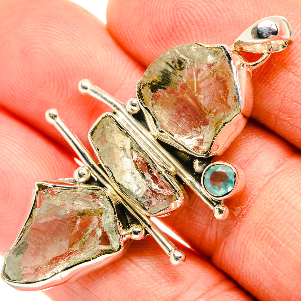 Green Amethyst Pendants handcrafted by Anasilvercos - PD30922