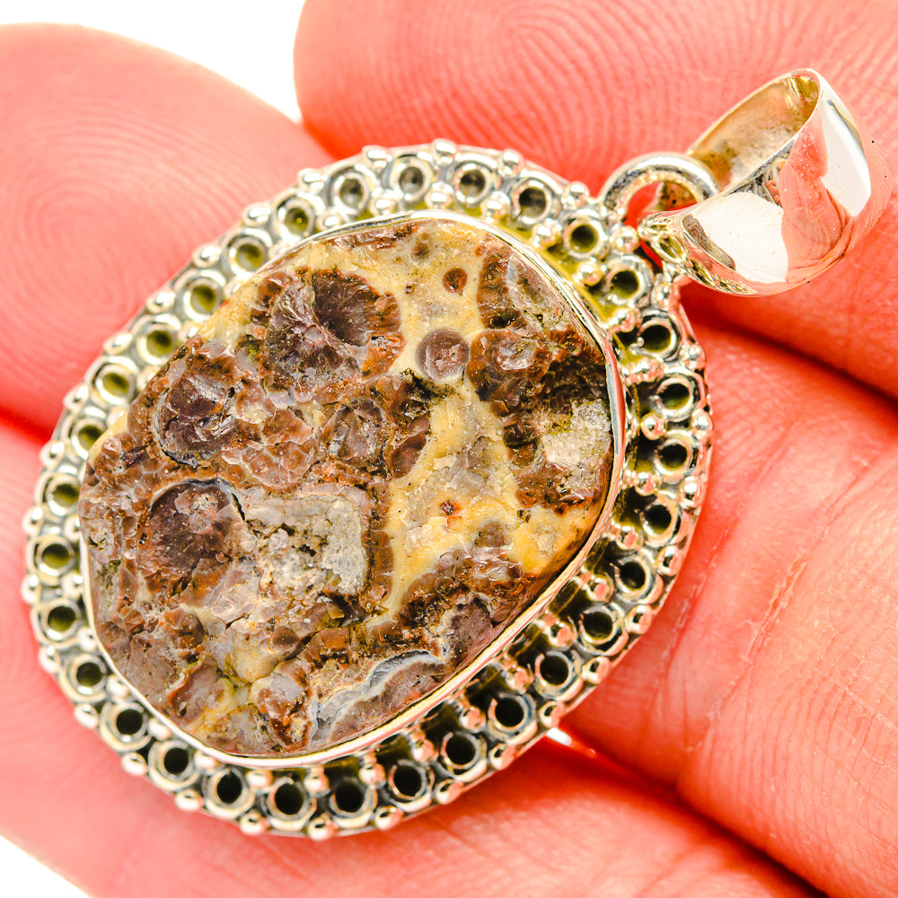 Poppy Jasper Pendants handcrafted by Anasilvercos - PD30945