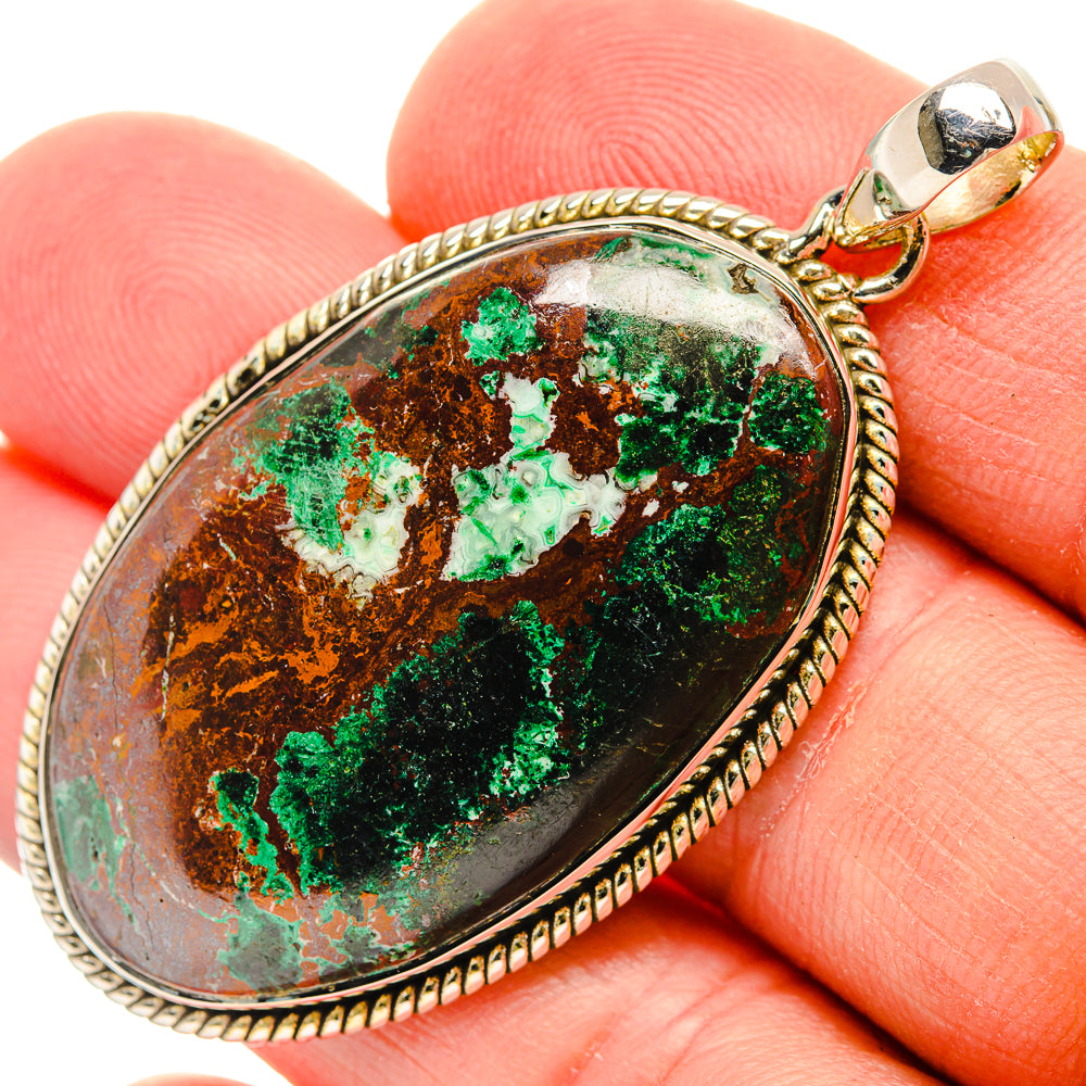 Malachite Pendants handcrafted by Anasilvercos - PD30953