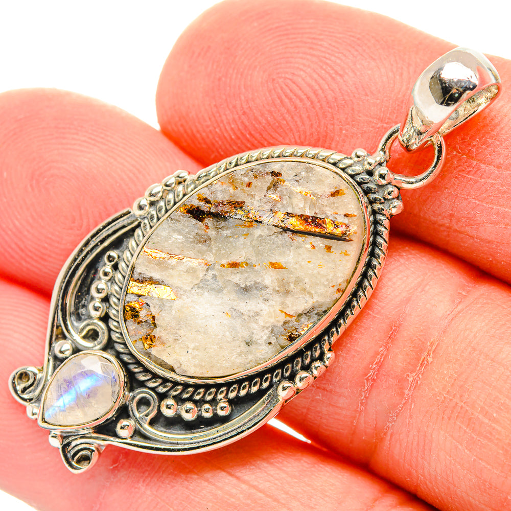 Astrophyllite Pendants handcrafted by Anasilvercos - PD30976