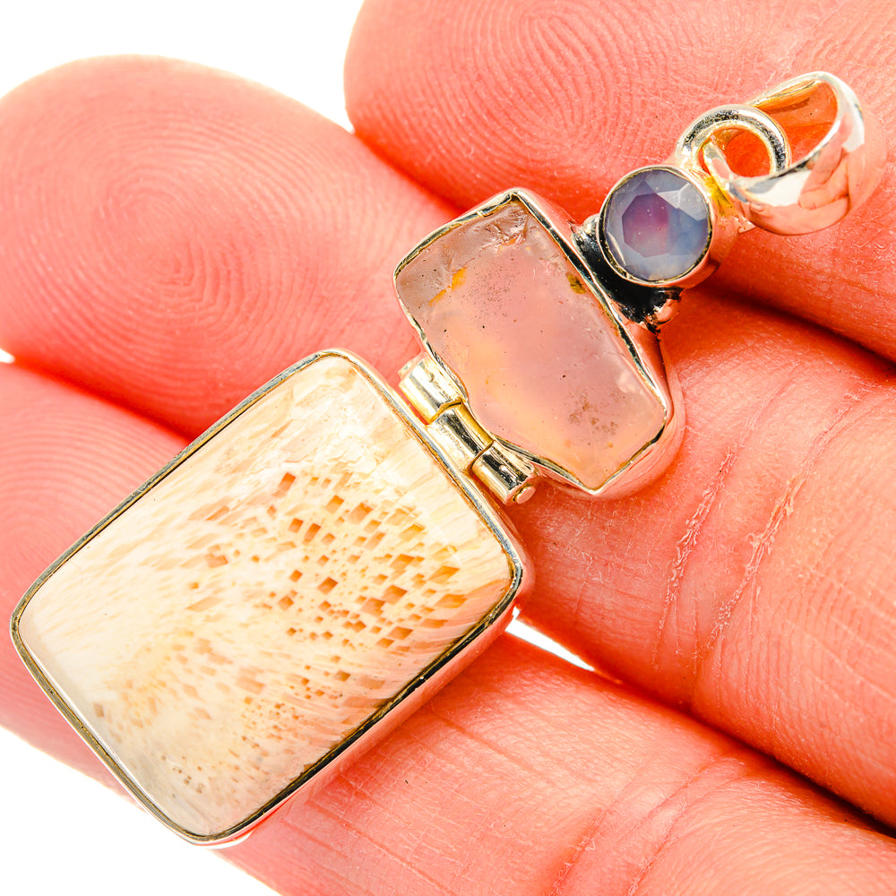 Scolecite Pendants handcrafted by Anasilvercos - PD30981