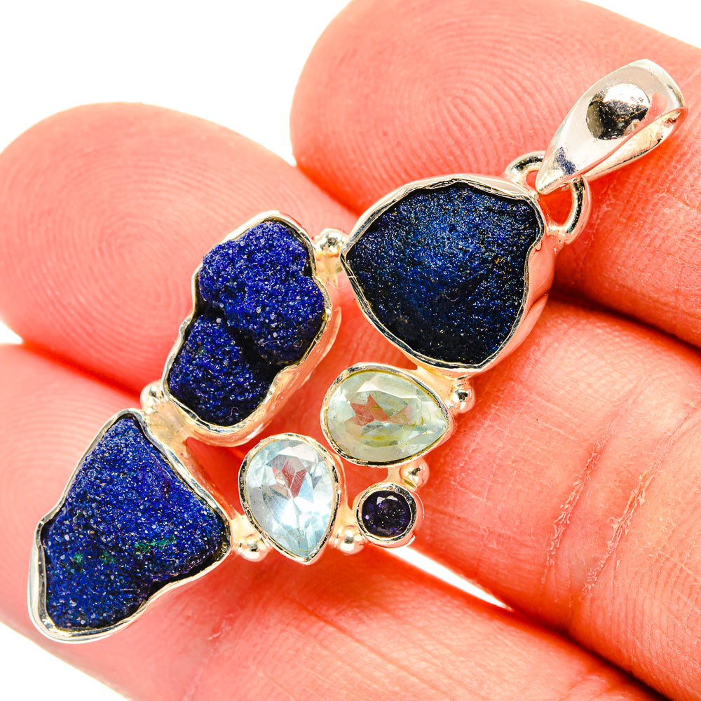 Lapis Lazuli Pendants handcrafted by Anasilvercos - PD30986
